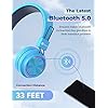 iClever-Kids-Bluetooth-Headphones-Colorful-Lights-Headphones-for-Kids-with-MIC-Volume-Control-Childrens-Headphones-Foldable-on-Ear-for-SchoolTravel iClever Kids Bluetooth Headphones, Colorful Lights Headphones for Kids with MIC, Volume Control, Childrens Headphones…