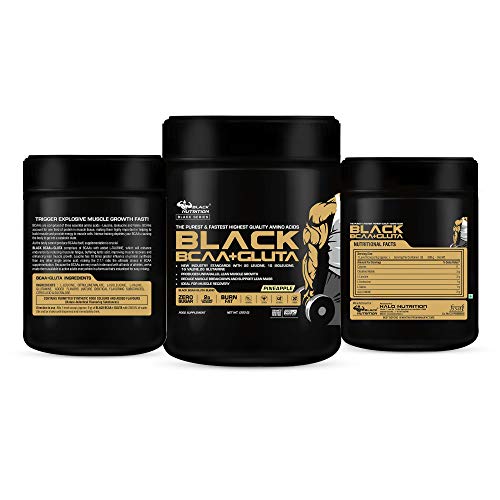 Black Nutrition BCAA 2 1 1 Energy Drink for Workout