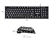 LED Backlit Wired Gaming Keyboard Multimedia Keys, Adjustable 7 Color Backlight, Mechanical Feel PC Games Office Keyboard,822bthumb 1
