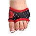 Spinner Skins Neoprene Dance Half Soles and Pouch-Flamenco Rose-L