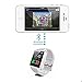 Tagital® T8 Bluetooth Smart Watch Wrist Watch For Android IOS Smart Phone Samsung S5 / Note 2 / 3 / 4, Nexus 6, HTC, Sony, Huawei and Other Android Smart Phones (White)