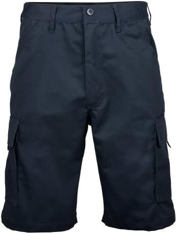 RTY Workwear Mens Cotton Cargo Shorts (XXL) (Navy)