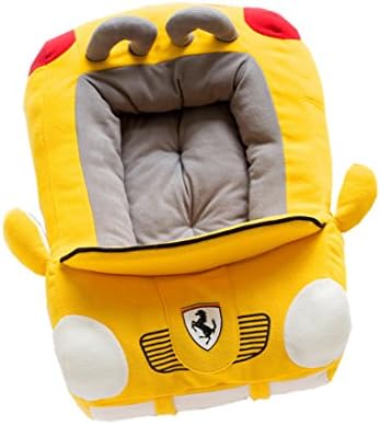 Pet dog Puppy Soft Large Cool Sport Convertible Car Design Bed House Square Durable Dog Indoor Sofa,Yellow