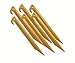 Coleman Tent Pegs, 9-Inch Long Durable Plastic Tent Stakes, 6-Pack