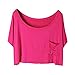 ETOSELL Lady Casual Short Batwing Sleeve Loose T-Shirts Crop Tops