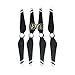 BTG 9450S Quick Release Carbon Fiber Reinforced Propellers for DJI Phantom 4, Phantom 4 PRO, Phantom 4 PRO+ Plus, Phantom 4 Advanced, Advanced+ Quadcopter (1SET*White Strip+1SET*Yellow Strip)
