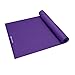 Gaiam Yoga Mat Classic Solid Color Reversible Non Slip Exercise & Fitness Mat for All Types of Yoga, Pilates & Floor Workouts, Purple, 4mm
