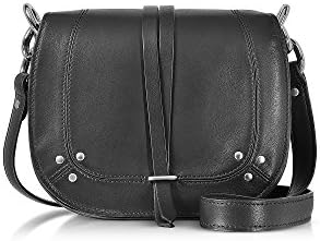 MOSCHINO WOMEN'S Z1A80128061 BLACK LEATHER BELT