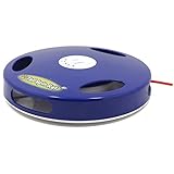 Yixiko Senses Cat Meow Toys Interactive Training Play Activity Kitten Toy Funny Blue Mouse Tail with Sound