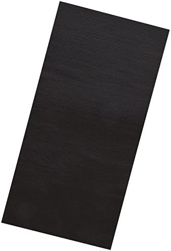 Smart Design Shelf Liner with Master Tool Box Grip Adhesive - Set of 6 - Wipes Clean - Cutable Material - Non Slip Design - for Shelves, Drawers, & Flat Surfaces - Kitchen - 22 Inch x 11 Inch - Black