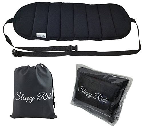 Sleepy Ride - Airplane Footrest Made with Premium Memory Foam - Airplane Travel Accessories - Helps to Prevent Swelling and Soreness - Provides Comfort for Shorter Legs (Jet Black) - Thumbnail 4