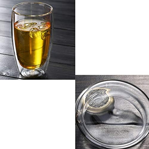 liekkaas Heat Resistant Double-Wall Insulated Glass Espresso Mugs Latte Coffee Glasses/Whisky/Coffee Cup/Tea Mug