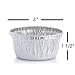 DOBI Ramekins [100 Pack - 4 oz.] - Disposable Aluminum Foil Ramekins, Standard Size, Perfect for Souffle & Creme Brulee