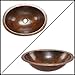 Premier Copper Products LO19FDB 19-Inch Oval Under Mount Hammered Copper Bathroom Sink, Oil Rubbed Bronze