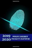 2019 2020 Police Sheriff Pocket Calendar: Two Years Planner; Small Mini Monthly Journal With Address Book & Notes Section; Purse Notebook With Inspirational Quotes To Put Personal Goals by ZenWerkz