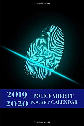 2019 2020 Police Sheriff Pocket Calendar: Two Years Planner; Small Mini Monthly Journal With Address Book & Notes Section; Purse Notebook With Inspirational Quotes To Put Personal Goals by ZenWerkz