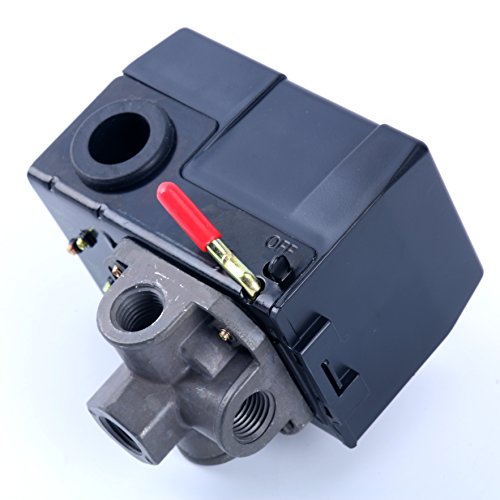 Lefoo Quality Air Compressor Pressure Switch Control 95125 PSI 4 Port