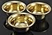 Mandala Crafts Brass Offering Bowl Set of 7 Tibetan Buddhist Alar Supplies for Meditation Yoga Burning Incense Ritual Smudging Decoration 3 Inches
