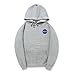 Coli&Tori Fashion NASA Logo Print Hoodie Sweatshirt with Kangaroo Pocket