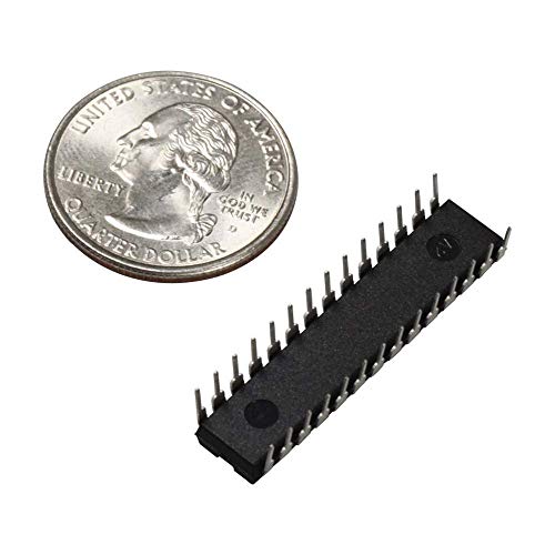 flashtree【4 Pcs Atmega328P-PU Microcontroller with Arduino Uno R3 Bootloader DIP28 - Thumbnail 3