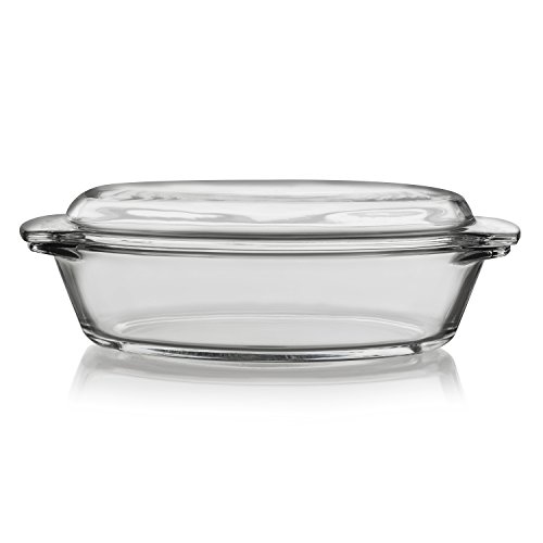 Libbey Baker's Basics Glass Casserole Dish with Cover The Home