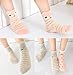 Hzcojulo Kids Toddler Big Little Girls Fashion Cotton Crew Cute Socks -5 Pairs Gift Set,Multicolor-BOV,Shoe size 3-6 /XL/11-14 Years