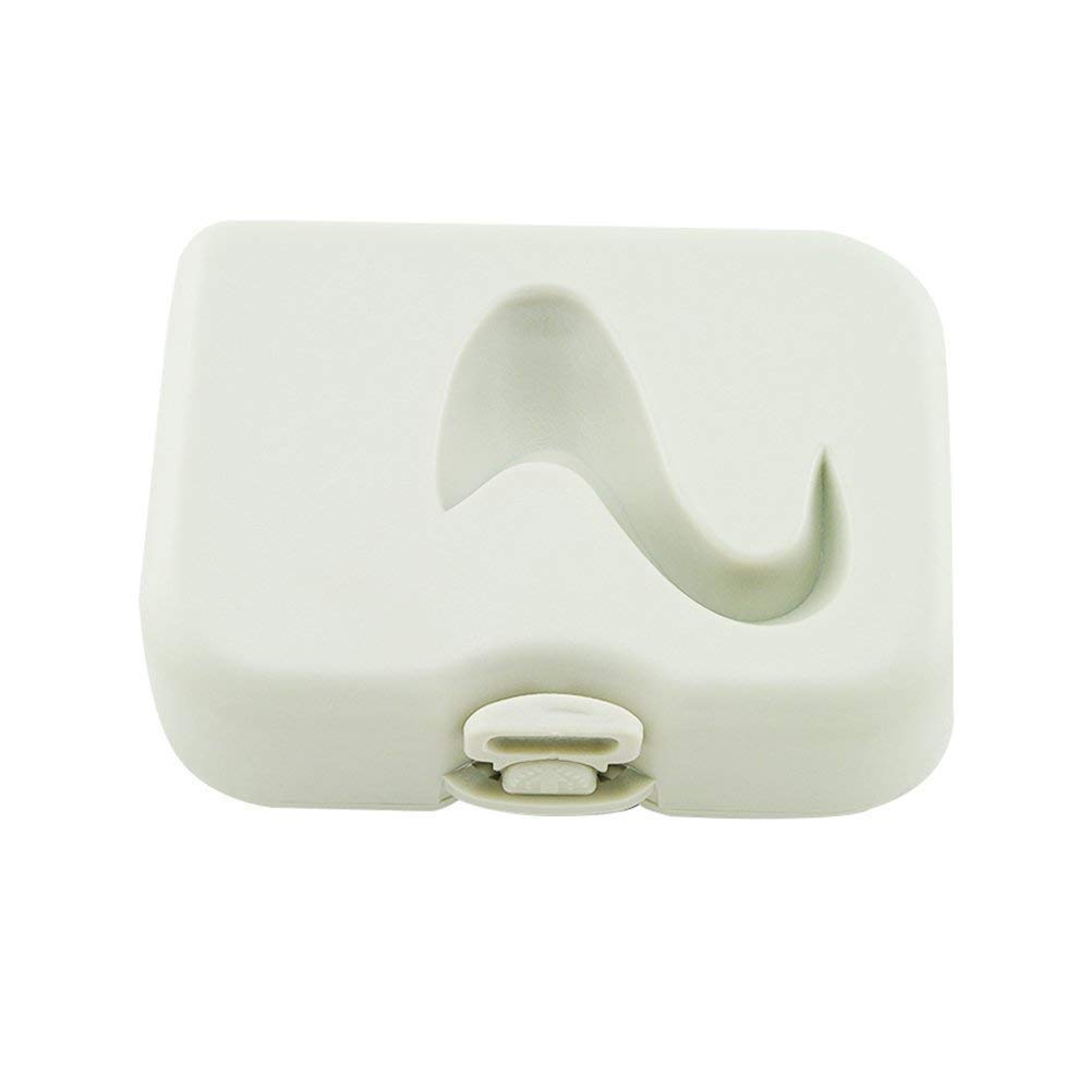 Oral Plastic Box Portable Denture Box with Mirror & Clean Brush, Handy False Teeth Storage & Bath Box : Beauty