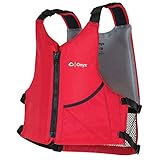 ONYX Universal Paddle Life Vest, Red, One Size