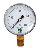 Zenport DPG200 Zen-Tek Dry Air Pressure Gauge, 200