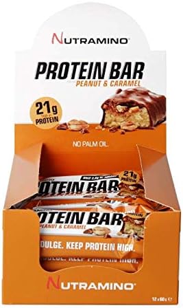 Nutramino Protein Bar Chunky Peanut & Caramel 12 x 60g
