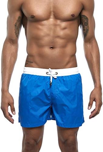 Men's Quick Dry Water Shorts Swim Trunks Lightweight Beach Shorts with Mesh Lining and Pockets