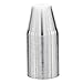 DRINKET Silver Plastic Cups 9 oz Clear/Tumblers Fancy Plastic Wedding Cups With Silver Rim 50 Ct Disposable For Party Holiday and Occasions SUPER VALUE PACK