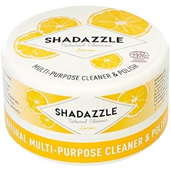 Shadazzle Natural All Purpose Cleaner and Polish - Eco Friendly Multi-Purpose Cleaning Product - Cleans, Polishes & Protects Any Washable Surface (Lemon)