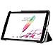 LG G Pad F 8.0 / LG G Pad 2 8.0 Case - HOTCOOL Slim New PU Leather Cover Case for LG G Pad F 8.0 (V495 V496) / LG G Pad II 8.0 LGV498 Tablet, Black