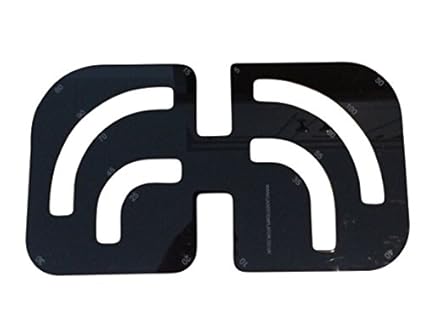 Laser Templator Kitchen Worktop Radius Router Jig Black