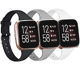 Tobfit Pack 3 Slim Bands Compatible with Fitbit