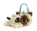 Aurora World Fancy Pals Pet Carrier Siamese Kitten Plush