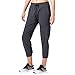 Naviskin Women's UPF 50+ Sun Protection Outdoor Capri Pants Lightweight Workout Running Jogger Yoga Capri Pants Grey Size S