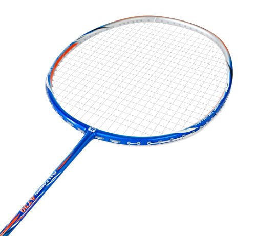 WHIZZ A730 High Modulus Graphite Professional Badminton Racket for Amateur/Intermediate / Club Players (Orange+Blue)