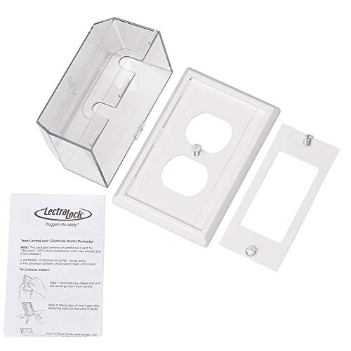 LectraLock Baby Safety Electrical Outlet Cover Small Child Proof
