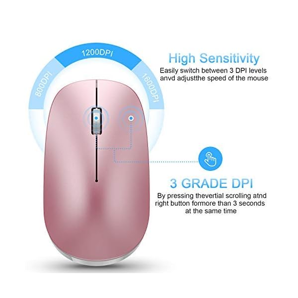OMOTON-Wireless-Bluetooth-Mouse-for-iPad-and-iPhone-iPadOS-13-iOS-13-and-Above-Bluetooth-Enabled-Computer-Laptop-PC-Notebook-with-Windows-Mac-OS-Linux-System-and-Android-Tablet-Rose-Gold OMOTON Wireless Bluetooth Mouse for iPad and iPhone (iPadOS 13 / iOS 13 and Above), Bluetooth Enabled Computer, Laptop…