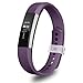 Greeninsync Compatible with Fit Bit Alta Band with Metal Clasp,Replacement for Fit Bit Alta Bands Small Alta Bracelet Strap for Fit Bit Alta/Fit Bit Alta HR/Fit Bit Ace(Plum)