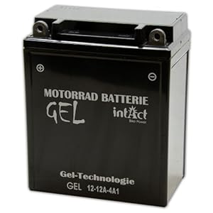 Motorfiets batterij gel 12 V 12 AH – 51211-12N-12A-4A-1 – YB12A-A – CB12A-A – 512011012 – GEL-technologie