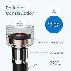 hOmeLabs Dehumidifier Drain Hose, ¾ Inch