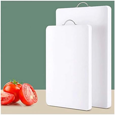 Moldproof Thickening Food Board Kitchen Household Polyethylene Resin Plastic Large Cutting Chopping Fruit Board Knife Board (Color : White, Size : 270x350x10mm)