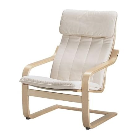Ikea Poang Sessel Birkenfurnier Alme Natur Amazon De Kuche