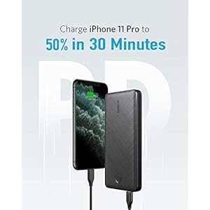 Anker, PowerCore Essential, 20000 PD, power bank, 20000 mAh, USB-C, con Power Delivery 18 W, elevata potenza… - immagine 3