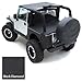 Smittybilt Standard Bikini Top Combo For Jeep Wrangler 1997-06 - Includes Black Diamond Bikini Top and Windshield Channel