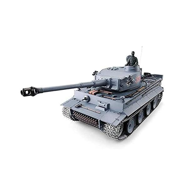BJYG RC Car, 4x4 Crawler 3818-1 Deutscher Tiger I Schwerer 2,4 g Funkpanzer, 2,4 g 1/16 Hochgeschwindigkeitsrüstung…