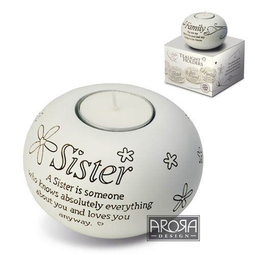 Said with Sentiment 7306 Sentiment Tealight Holder Sister